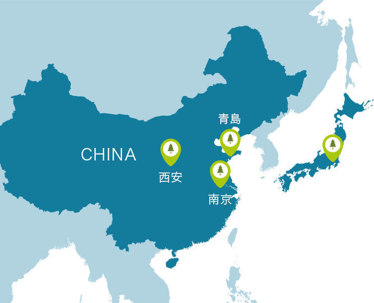 約20年におよぶ経験がベース中国に3カ所の開発拠点